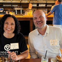 GVSU OT Faculty eating dinner